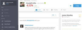 eToro SteadyProfits Performance - December 2018